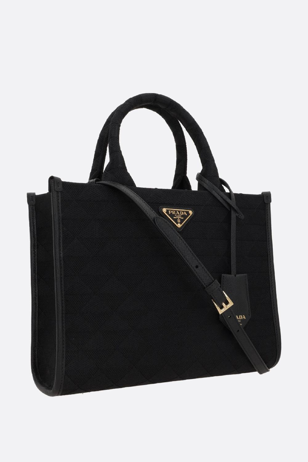 PRADA borsa tote Prada Symbole small in jacquard Vendita Economica