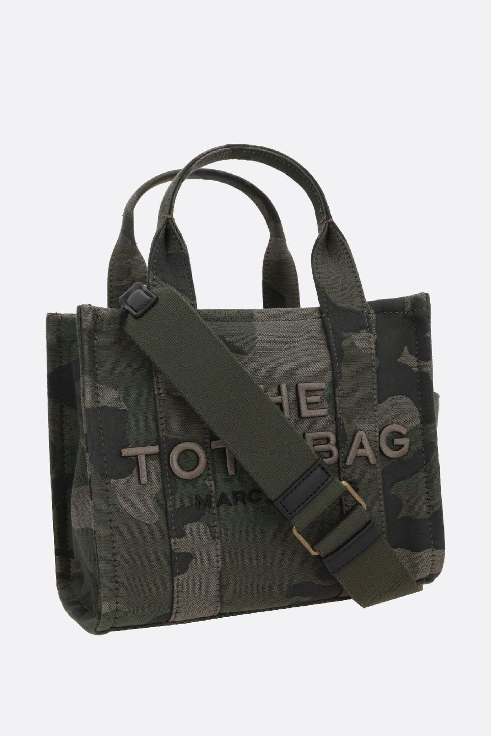 MARC JACOBS borsa tote The Camo Jacquard Small in canvas Vendite Flash