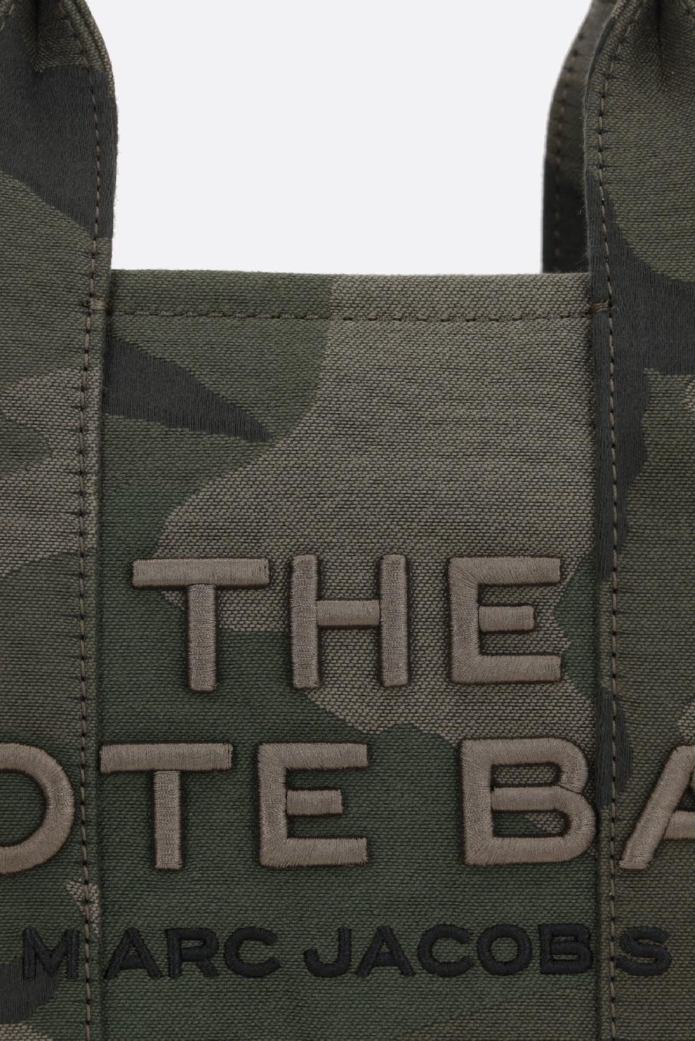 MARC JACOBS borsa tote The Camo Jacquard Small in canvas Vendite Flash