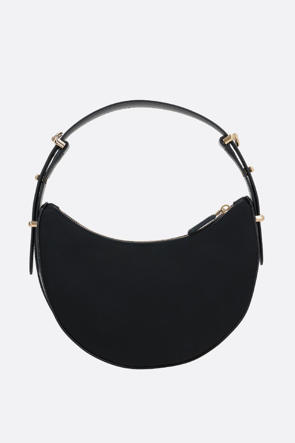 PRADA borsa a spalla Prada Arqué in Re-Nylon e pelle spazzolata Negozio