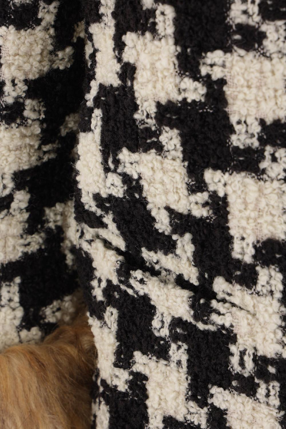 VALENTINO GARAVANI giacca in Macro Pied De Poule Tweed Italy