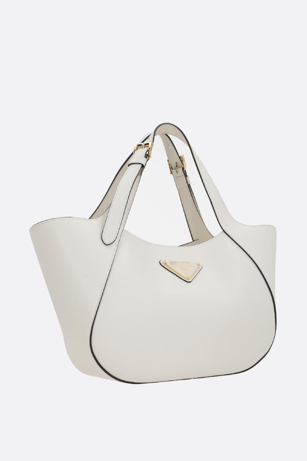 PRADA borsa shopping media in pelle City Italia