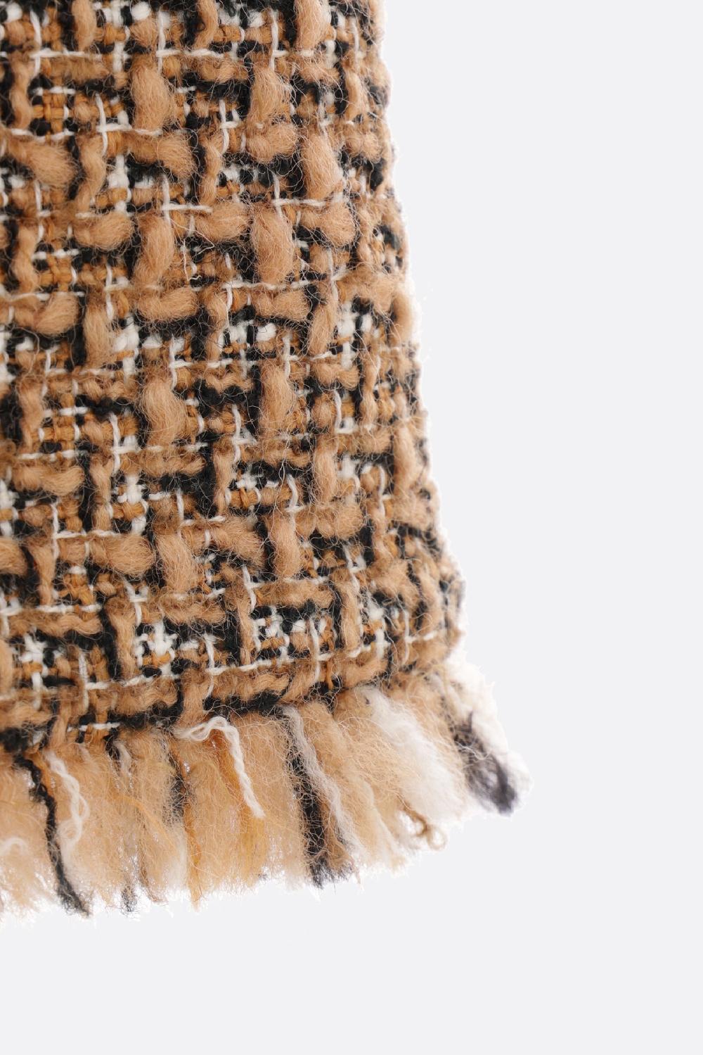 VALENTINO GARAVANI minigonna in Fantasy Tweed Sottocosto