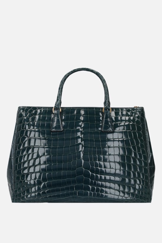 PRADA borsa a mano in pelle di coccodrillo lucido Online