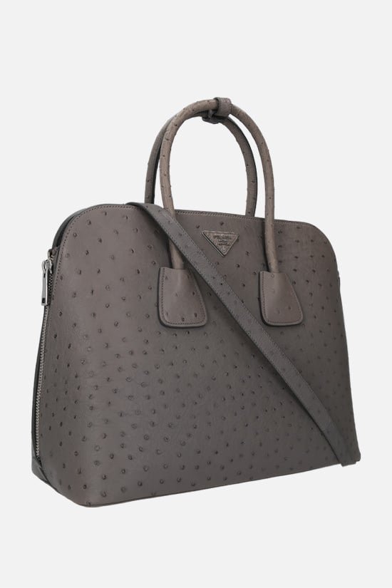 PRADA borsa a mano in pelle di struzzo Offerte
