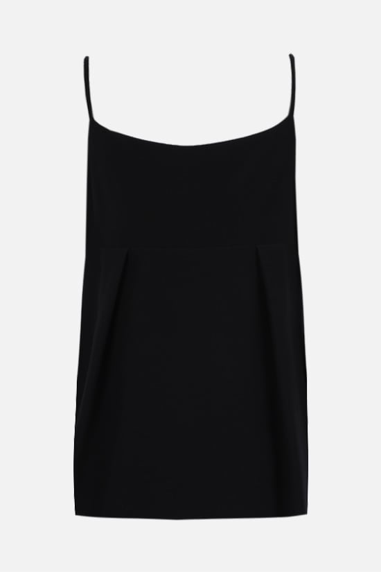 PRADA top in cady con patch gioiello 2025