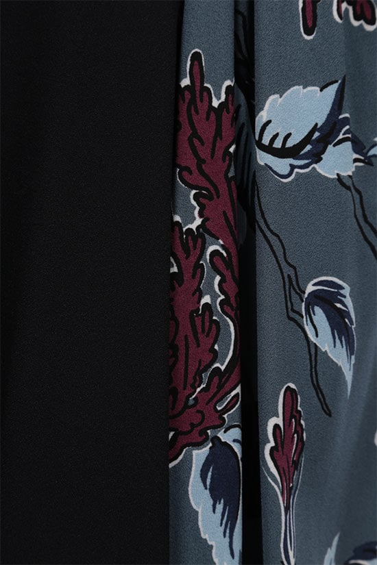 PRADA abito midi in sablé ricamato Spedizione Gratuita