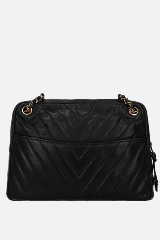 CHANEL VINTAGE WOMAN borsa a spalla in pelle matelassé Qualità Garantita