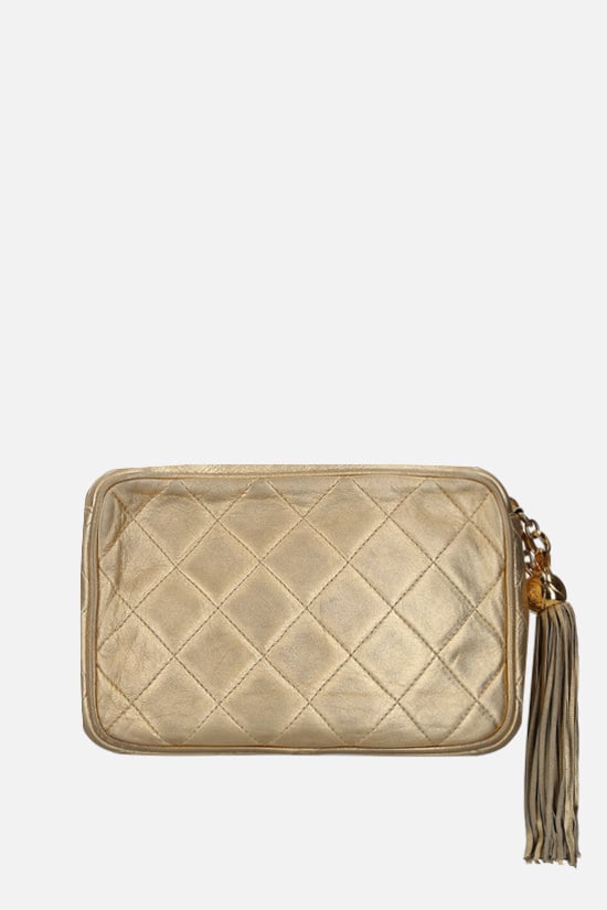 CHANEL VINTAGE WOMAN borsa a spalla in pelle matelassé Acquista Ora
