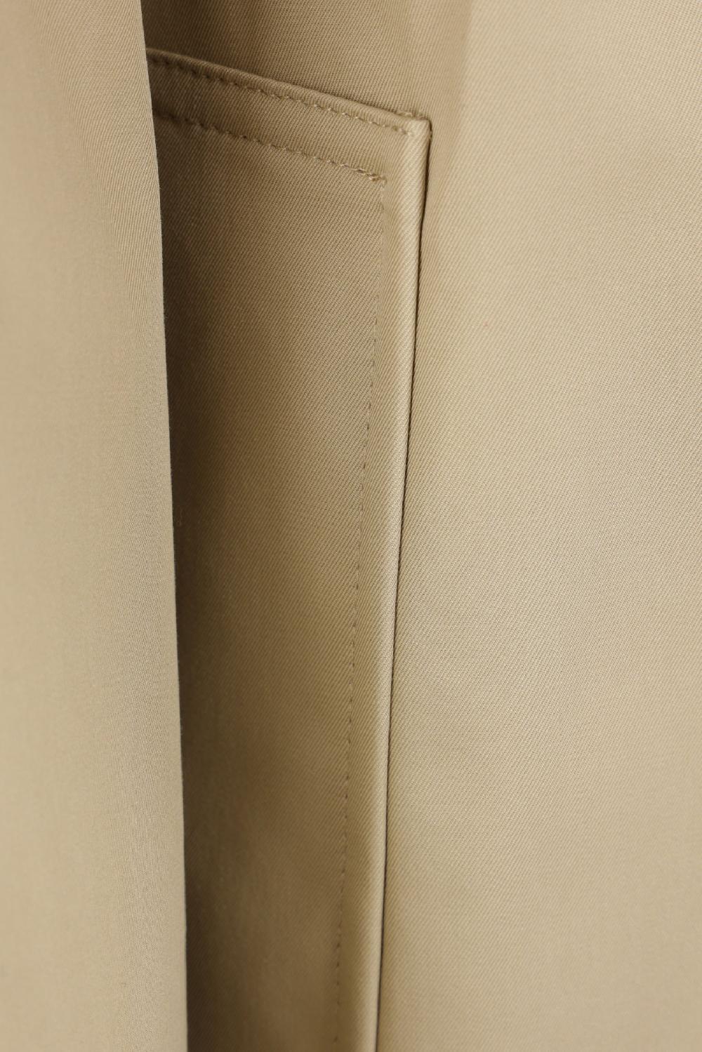 BURBERRY soprabito monopetto in gabardine Sconto