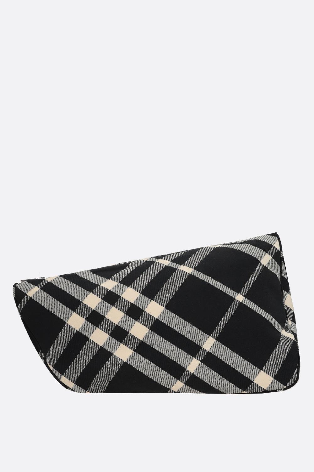 BURBERRY borsa messenger Shield in jacquard Check Offerta