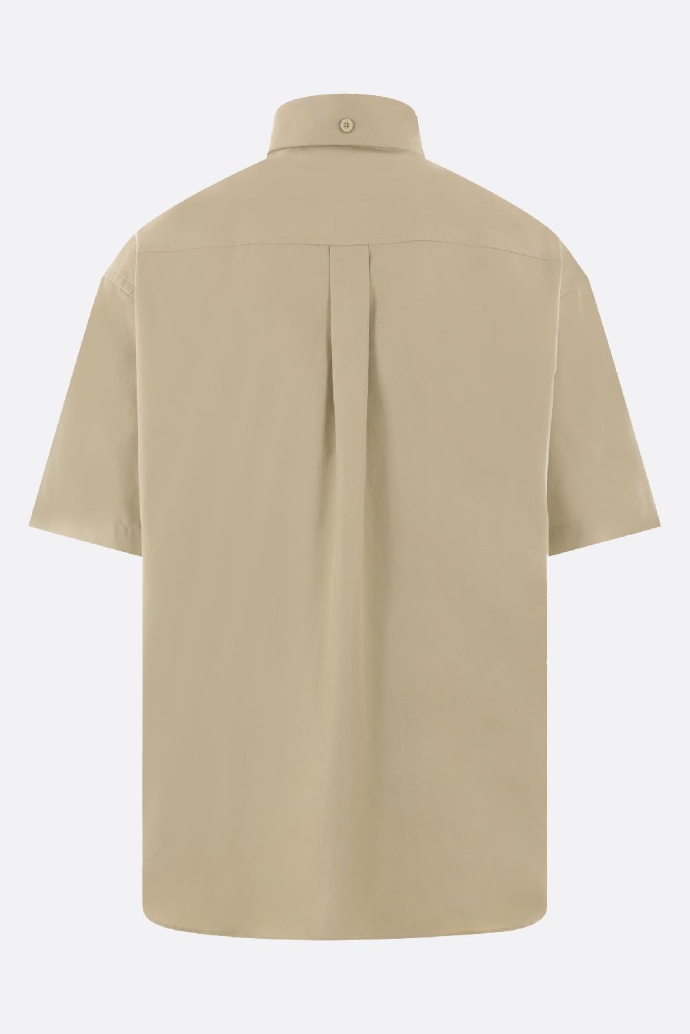 BURBERRY camicia a maniche corte in Oxford ricamo logo Economico