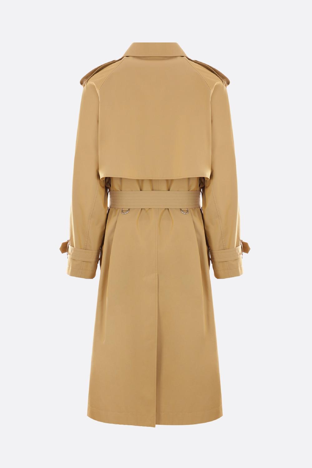 BURBERRY trench doppiopetto in gabardine Outlet
