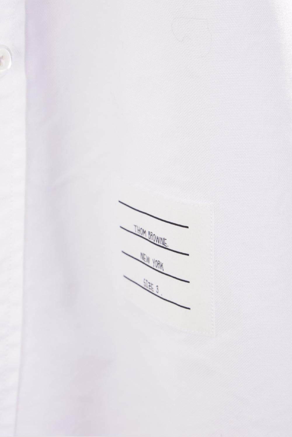 THOM BROWNE camicia oversize Funmix in Oxford In Linea