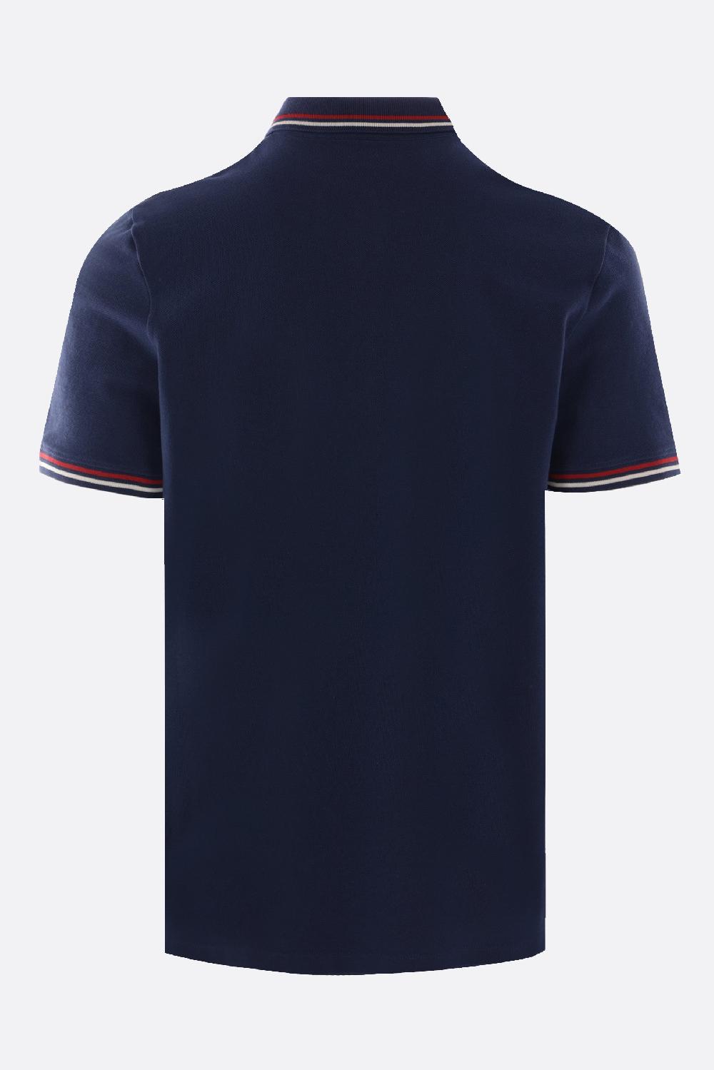 VALENTINO GARAVANI polo in piquet patch VLogo Sconto