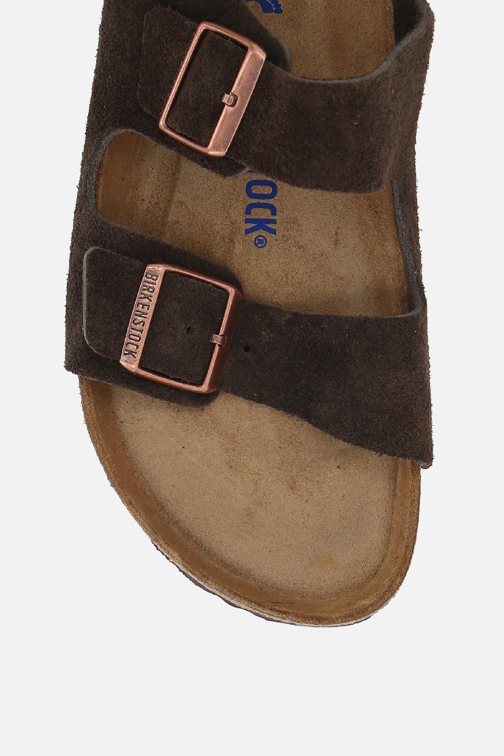 BIRKENSTOCK sandalo flat Arizona BS in suede (Narrow Fit) Online