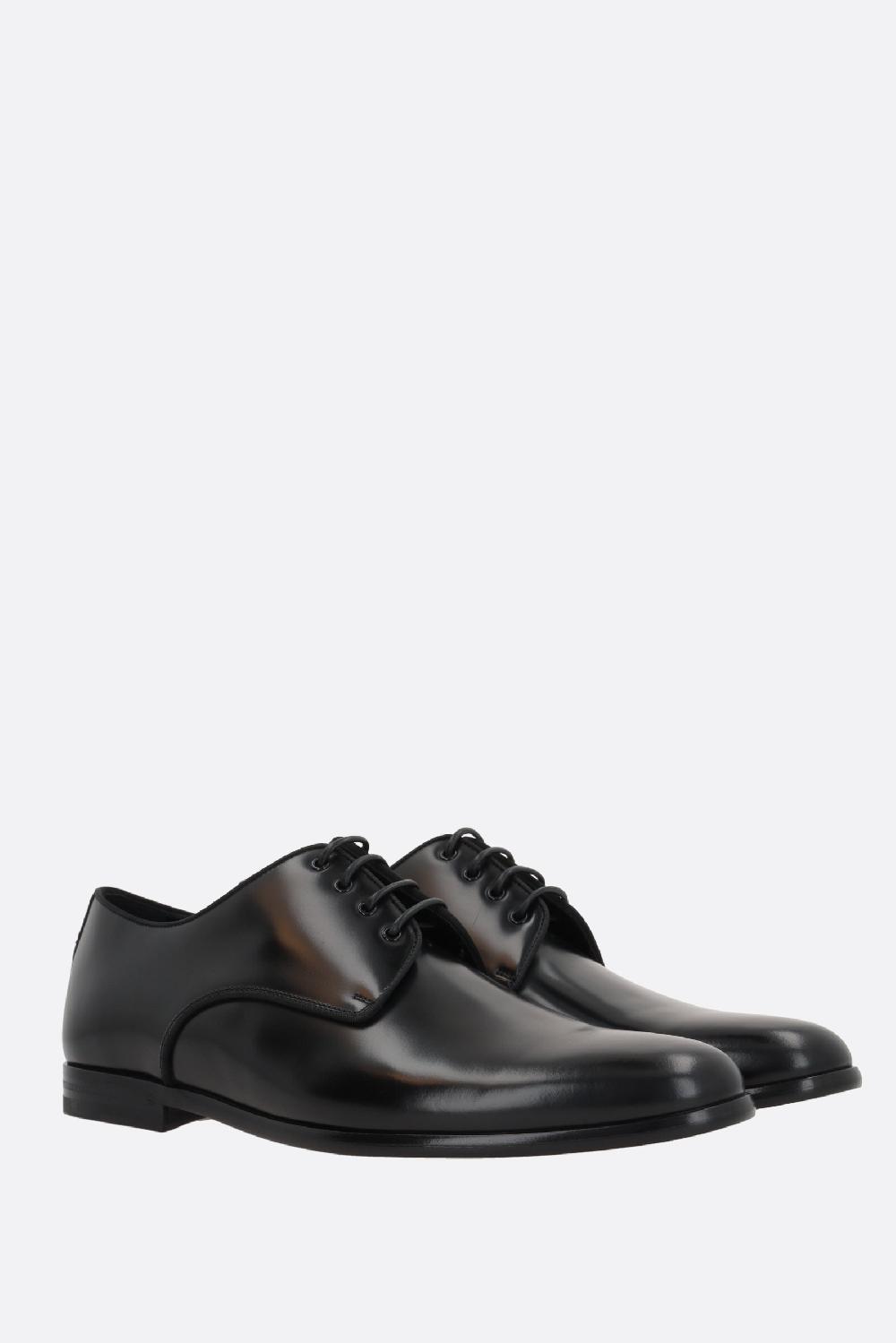 DOLCE & GABBANA scarpa derby Raffaello in pelle spazzolata Nuova