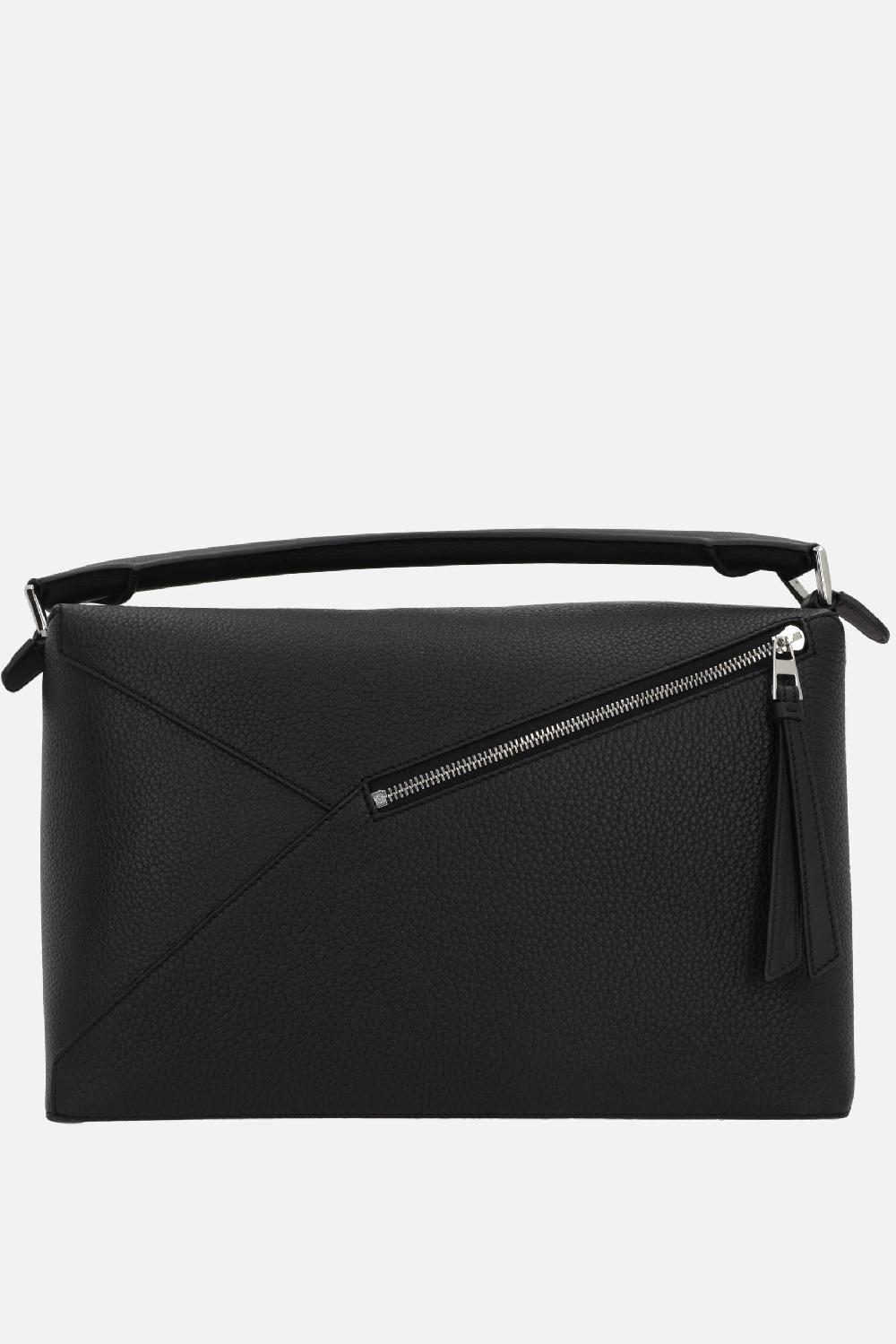 LOEWE borsa a mano Puzzle large in pelle martellata Vendita