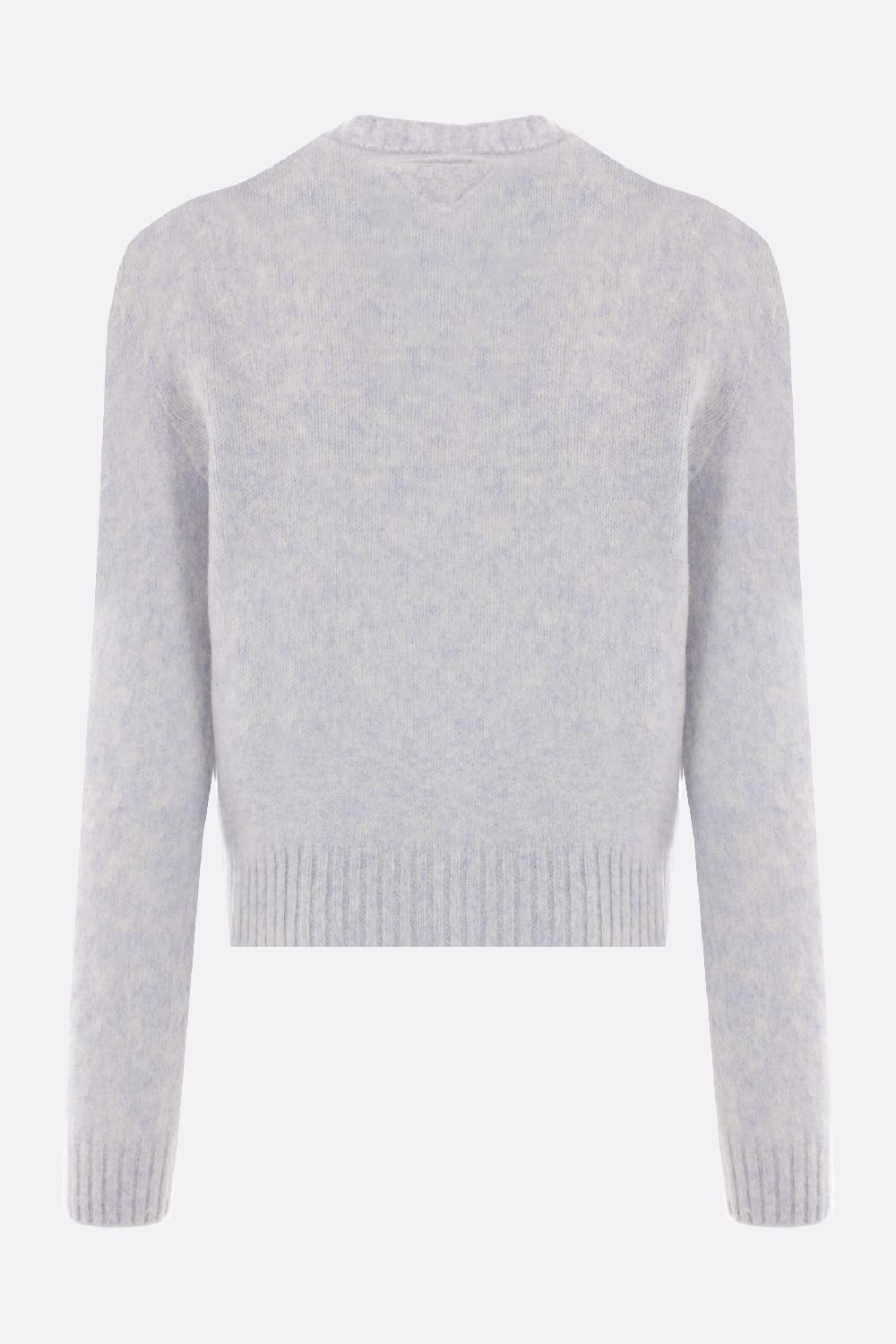 PRADA pullover in lana Shetland Consegna Veloce