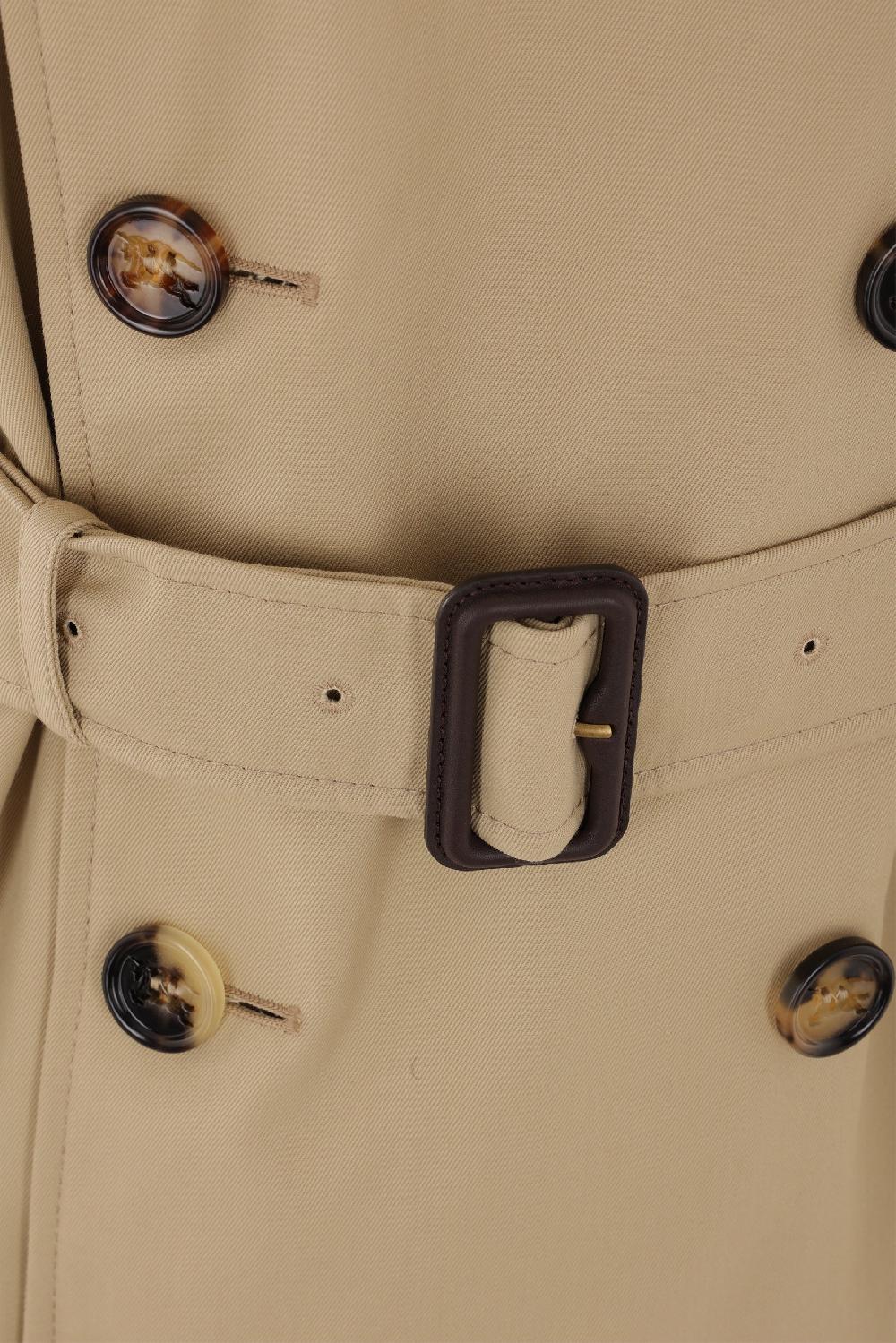 BURBERRY trench corto in misto cotone Shopping Online