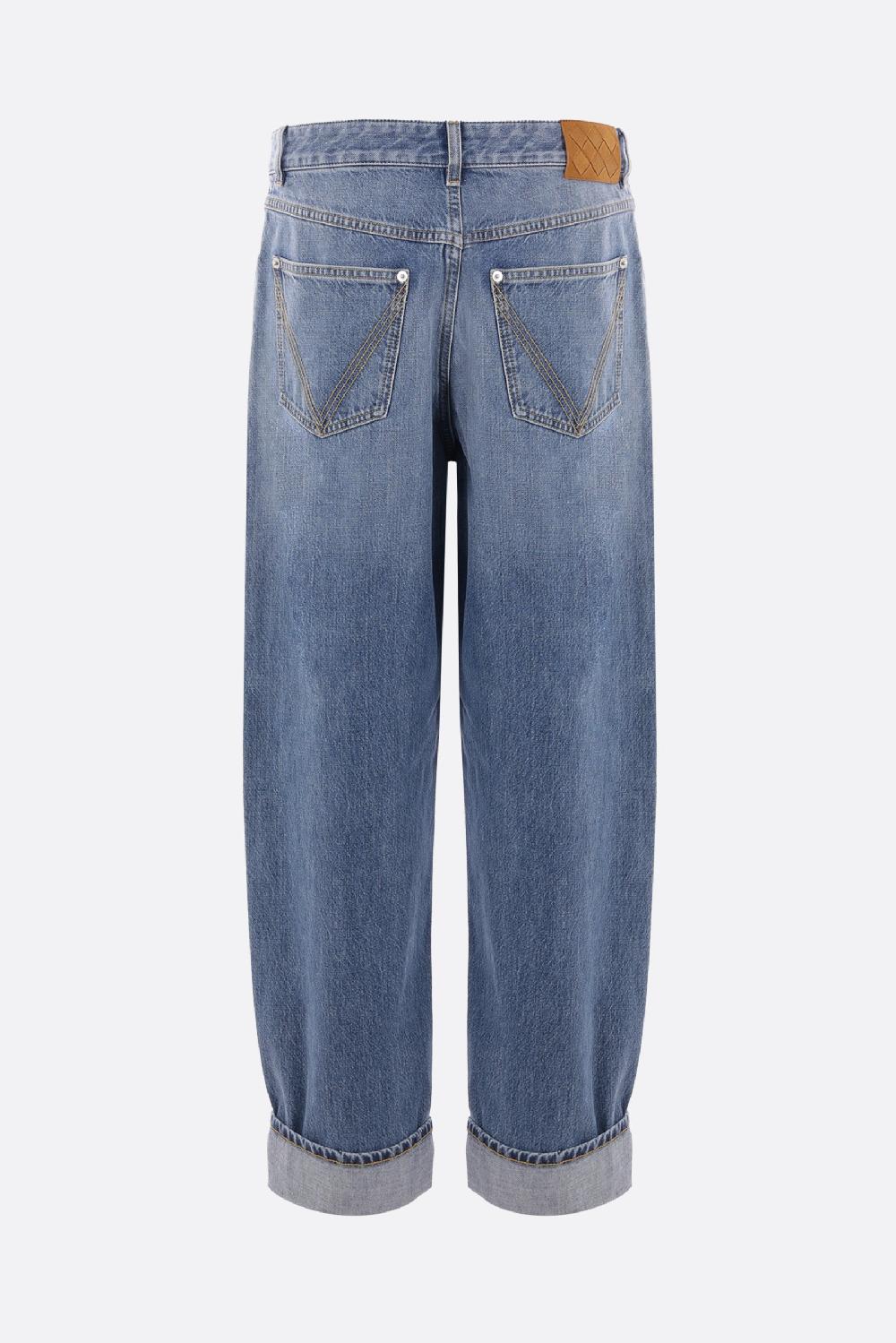 BOTTEGA VENETA jeans in denim con risvolto Novità