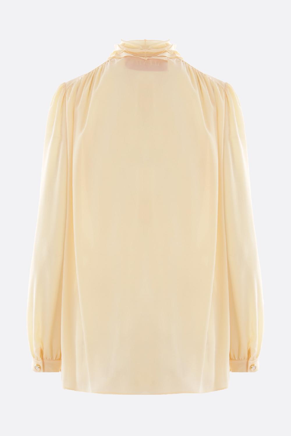 VALENTINO GARAVANI camicia in Crepe De Chine Presa