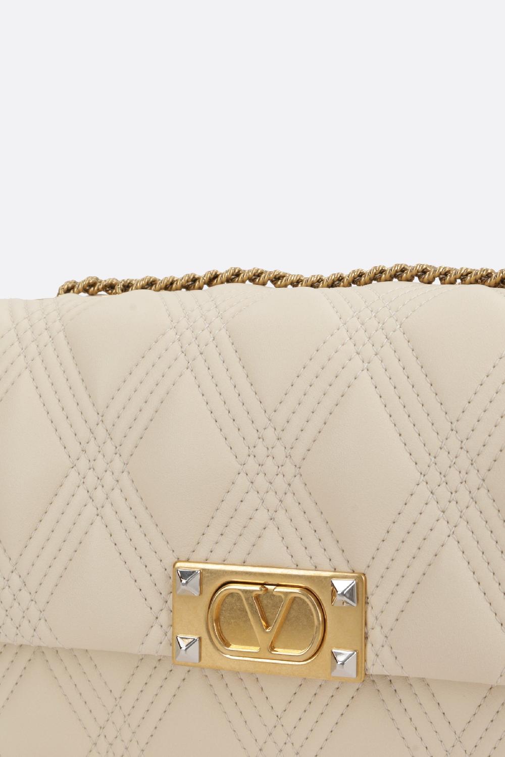 VALENTINO GARAVANI borsa a spalla Quiltie 67 media in nappa matelassé Vendite Flash
