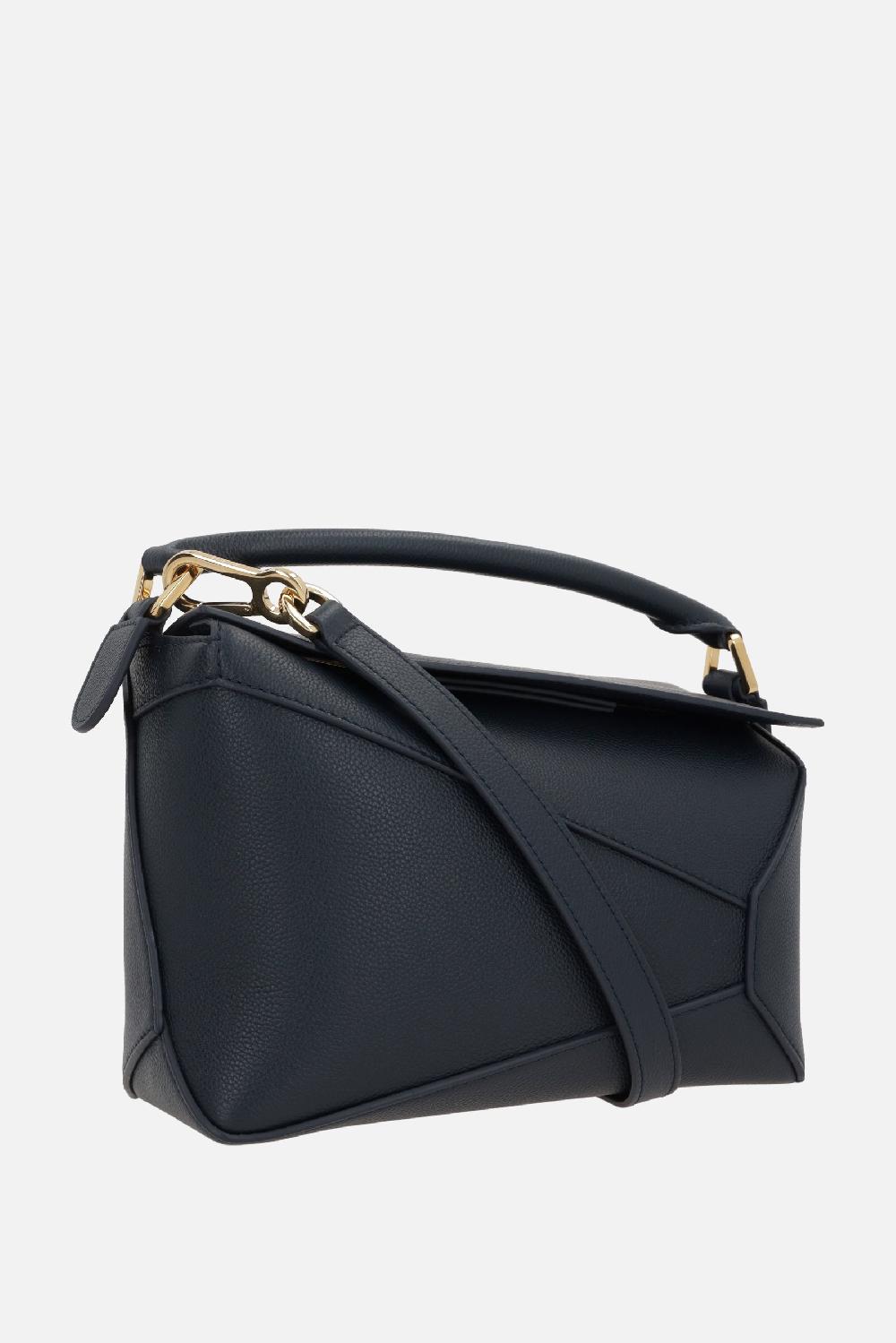 LOEWE borsa a mano Puzzle small in pelle martellata Italy