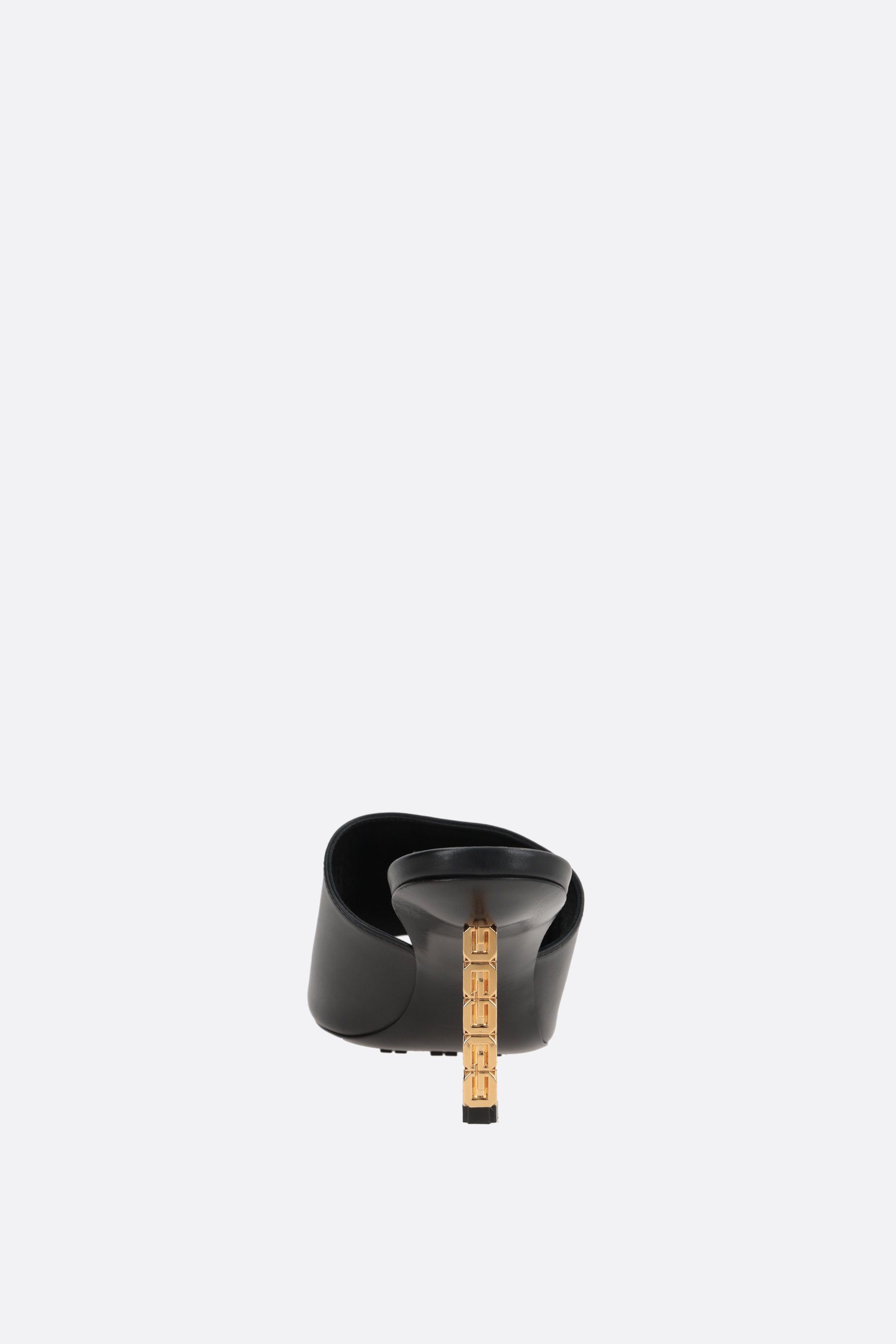 GIVENCHY sandalo G Cube in pelle liscia Sottocosto