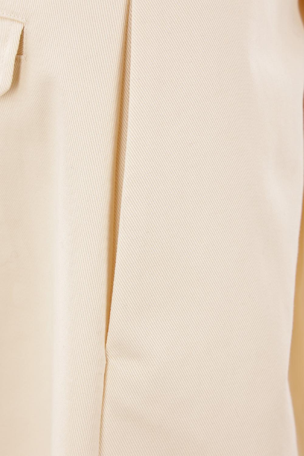 SIMONE ROCHA pantalone cropped a gamba larga in drill Novità