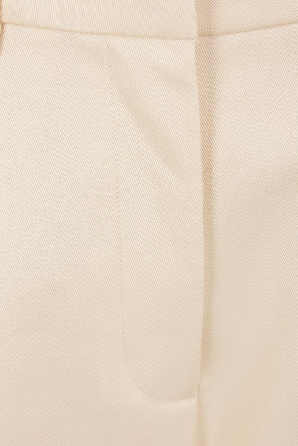 SIMONE ROCHA pantalone cropped a gamba larga in drill Novità