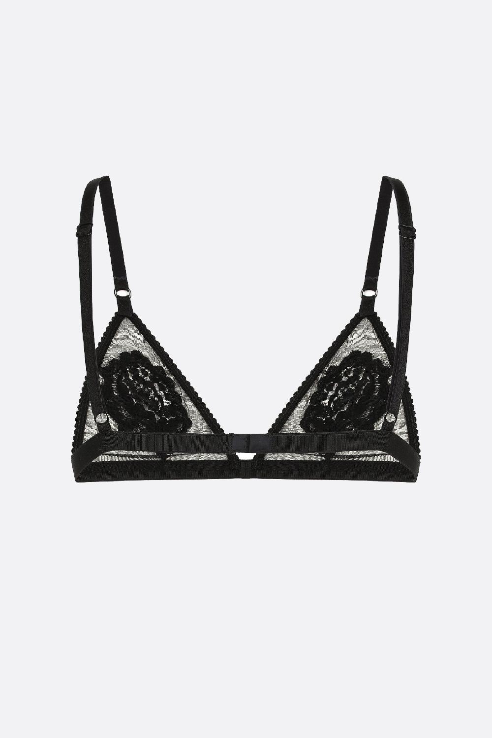 DOLCE & GABBANA reggiseno in rete con ricami Presa