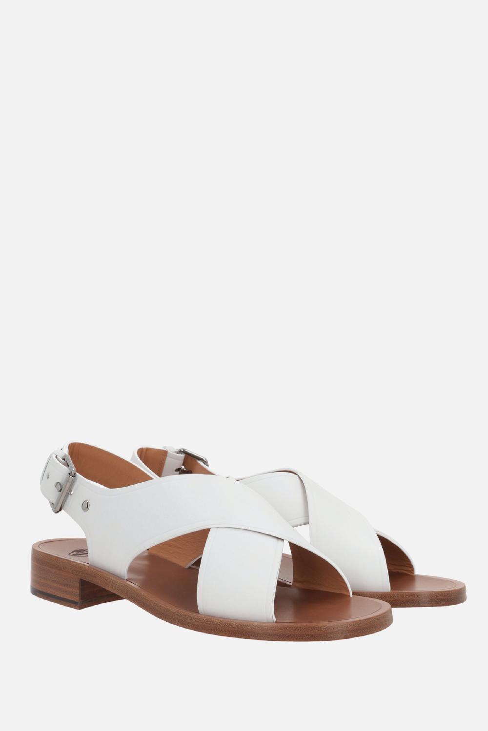 CHURCH'S sandalo flat Rhonda 2 in pelle liscia Online
