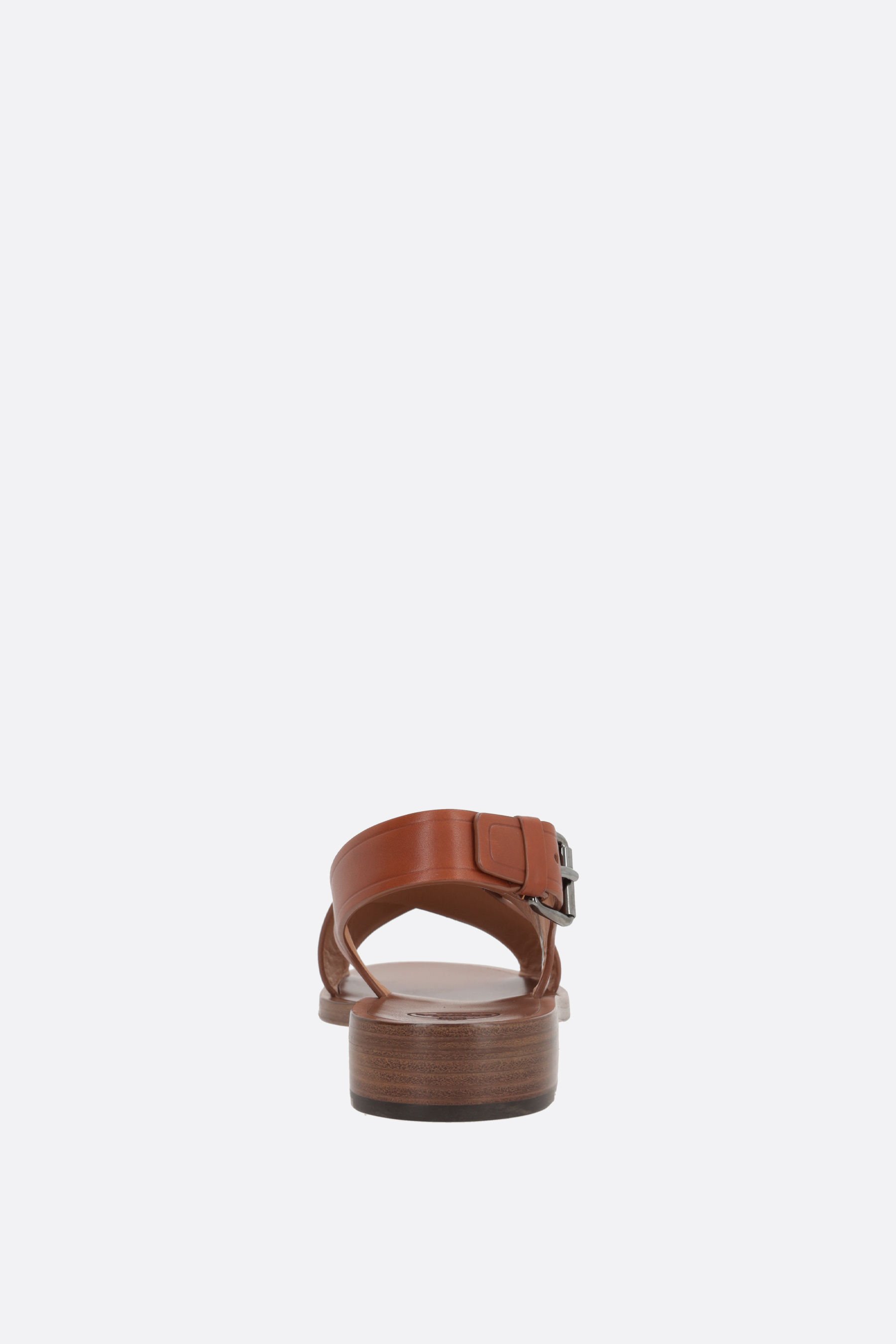CHURCH'S sandalo flat Rhonda 2 in pelle liscia Outlet