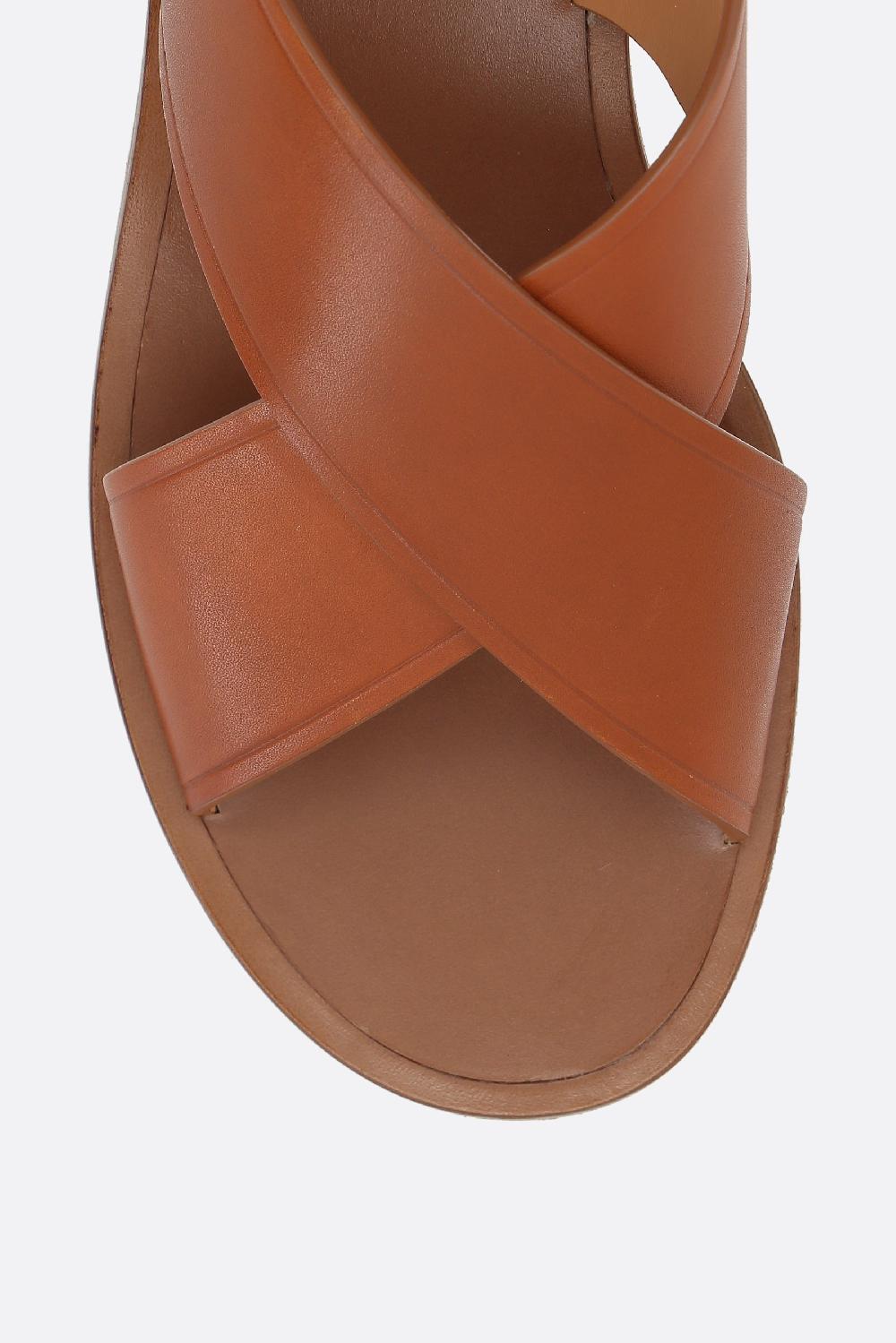 CHURCH'S sandalo flat Rhonda 2 in pelle liscia Outlet