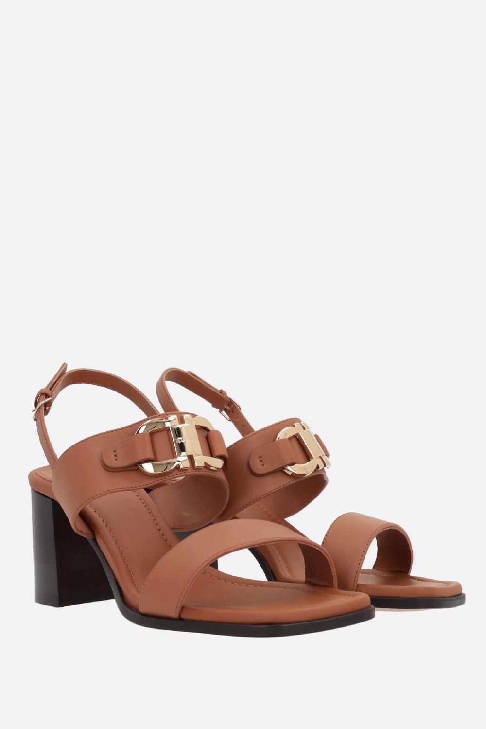 FERRAGAMO sandalo Lou in pelle liscia Only for today