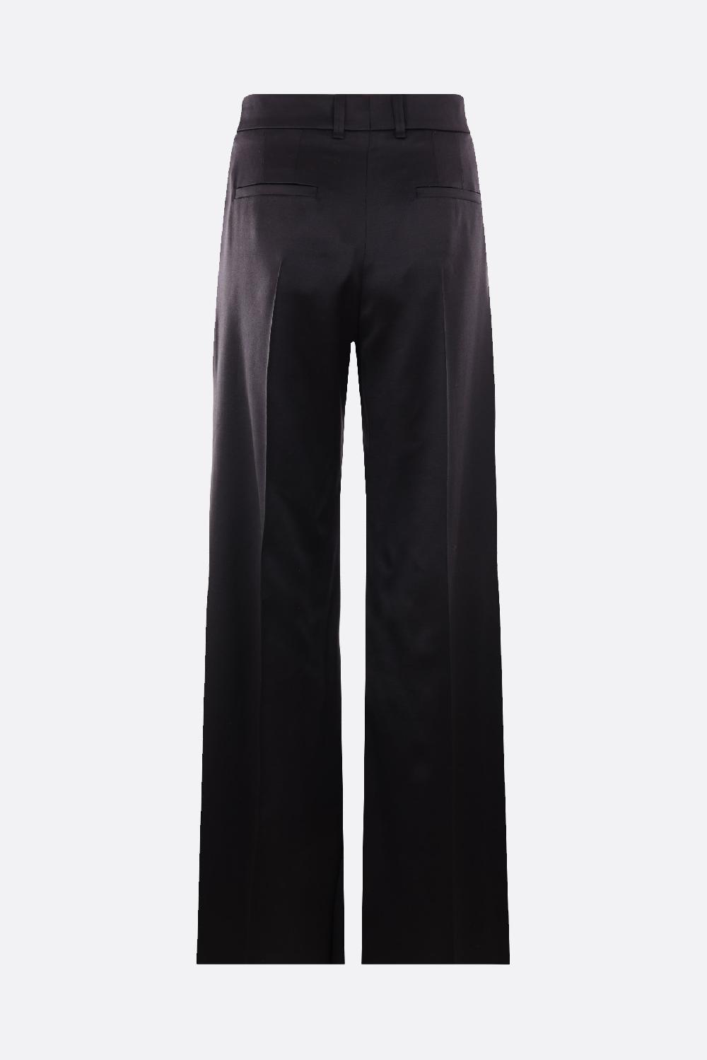 CHLOÉ pantalone flare in raso Spedizione Gratuita
