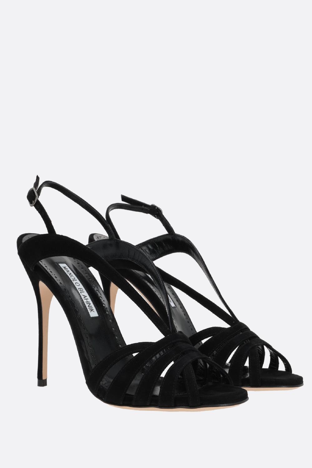 MANOLO BLAHNIK sandalo Sardina in suede Promozione Limitata