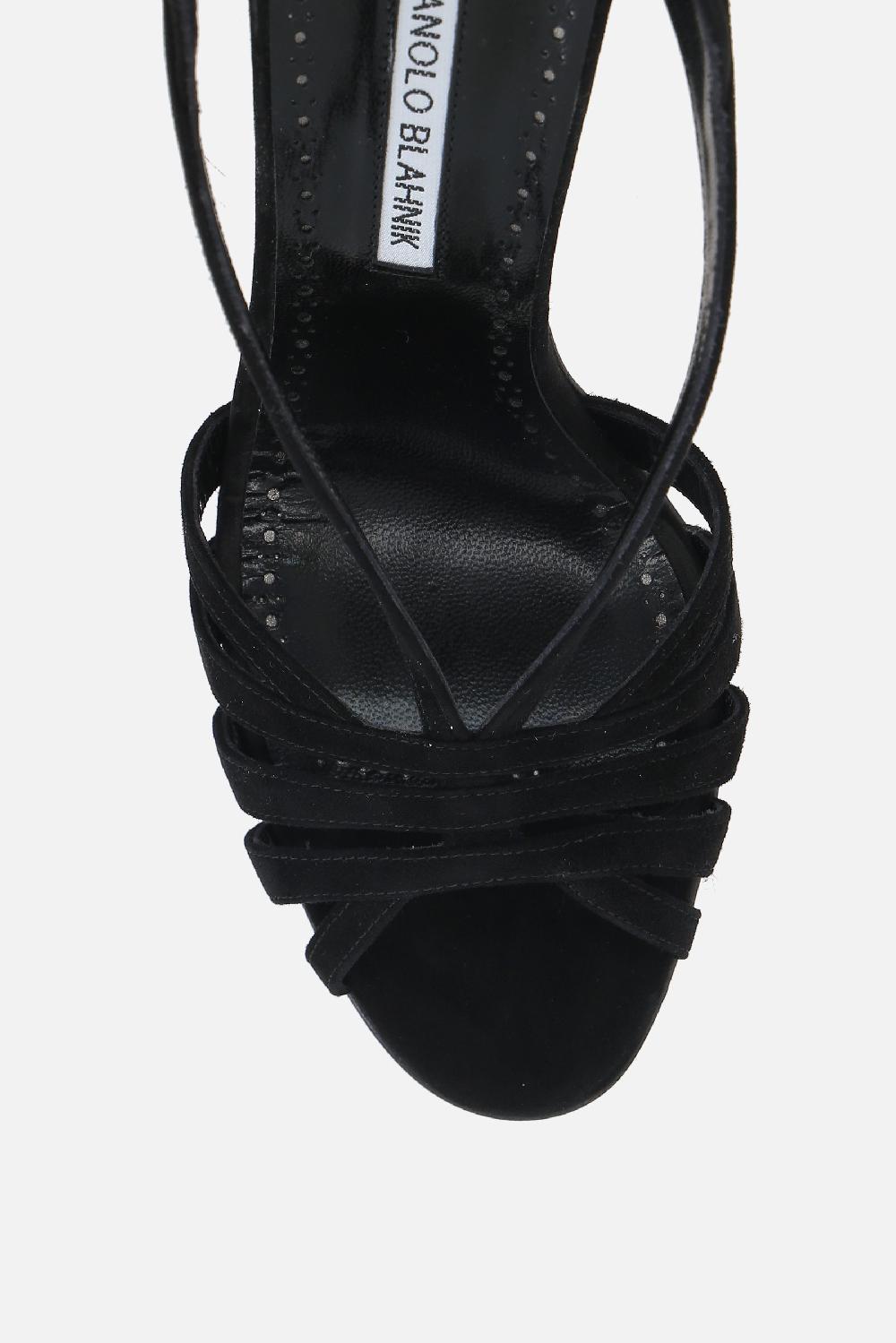 MANOLO BLAHNIK sandalo Sardina in suede Promozione Limitata