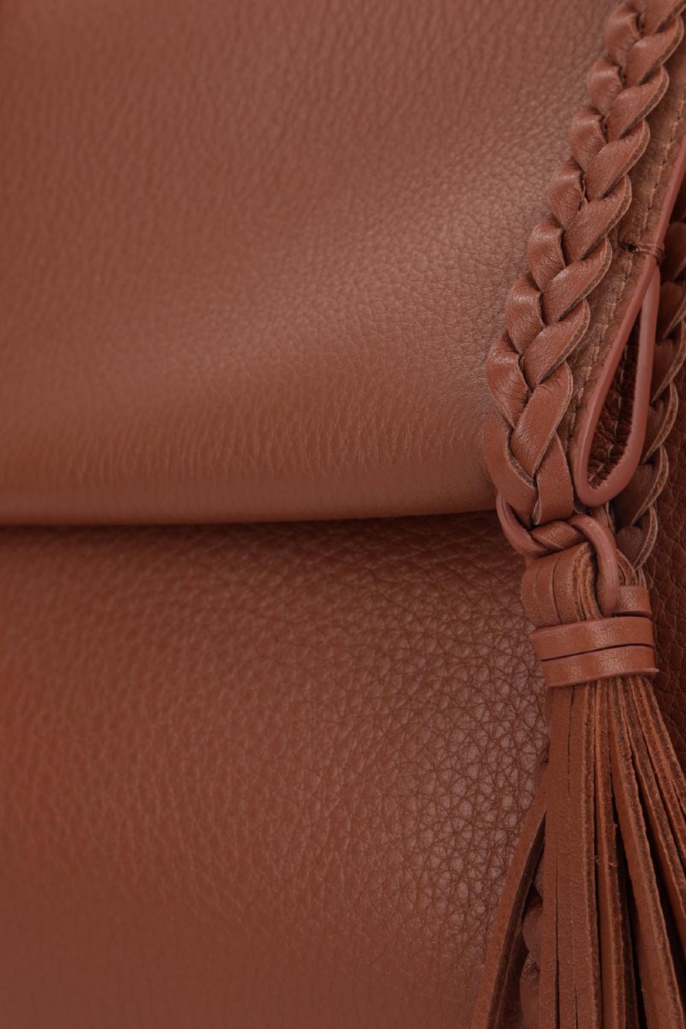 CHLOÉ borsa a spalla Penelope large in pelle martellata Presa