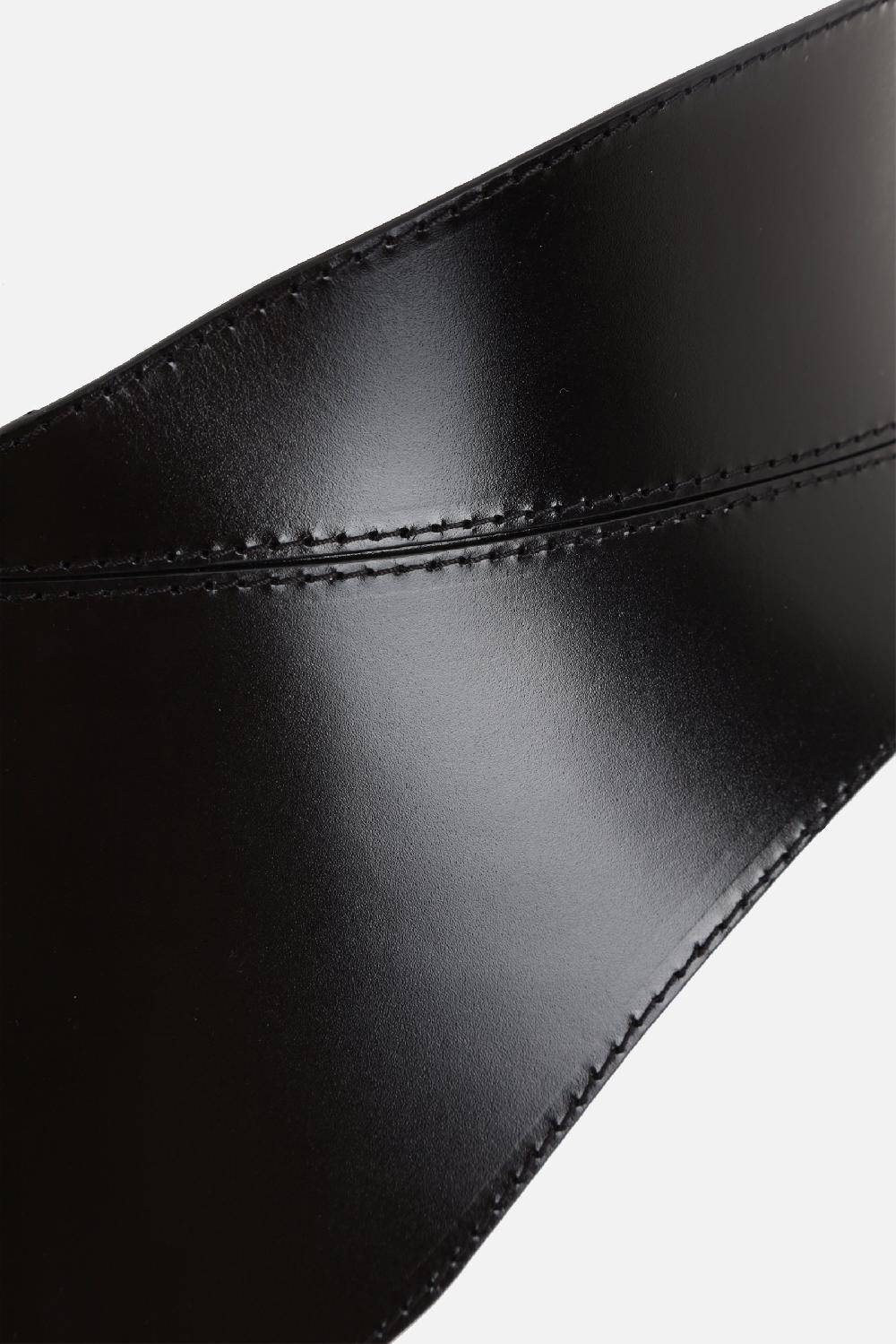 ALEXANDER McQUEEN corsetto cintura in pelle Sconto