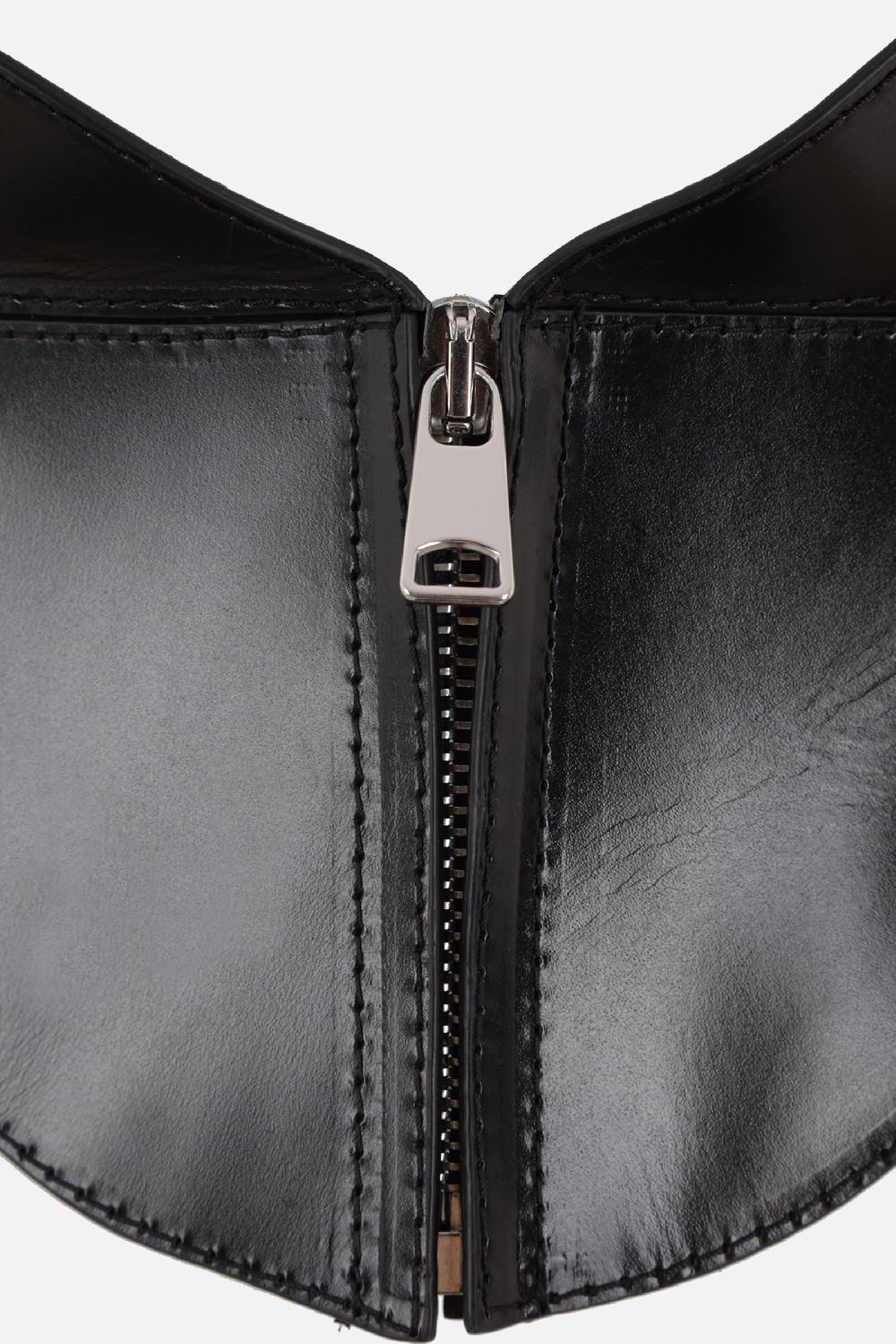 ALEXANDER McQUEEN corsetto cintura in pelle Sconto