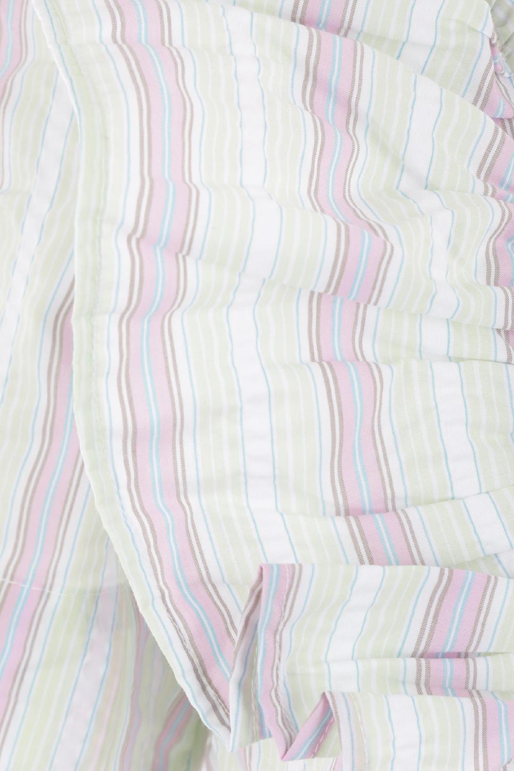 GANNI top in cotone seersucker Promozione