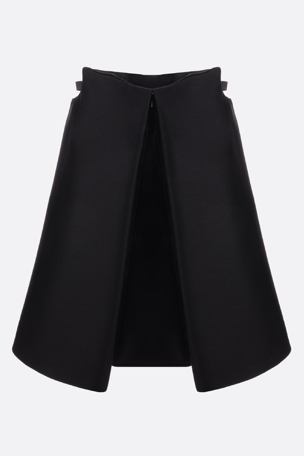 VERSACE miniabito bustier in lana e seta Moda