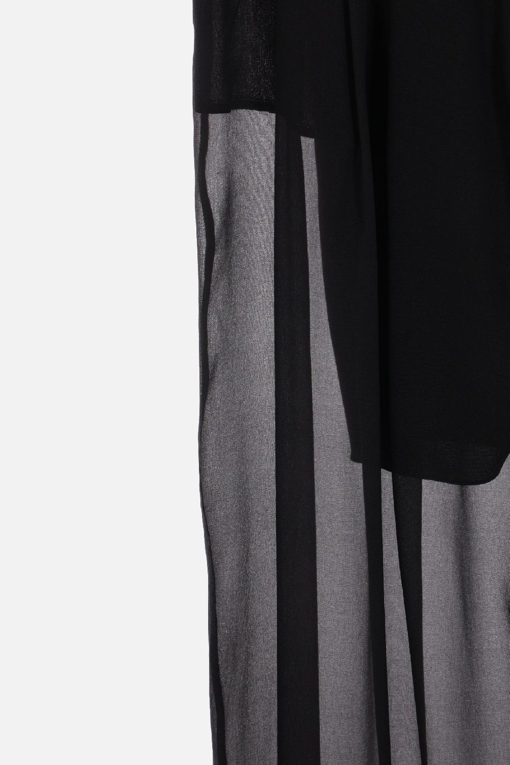DOLCE & GABBANA pantalone a gamba larga in chiffon In Linea