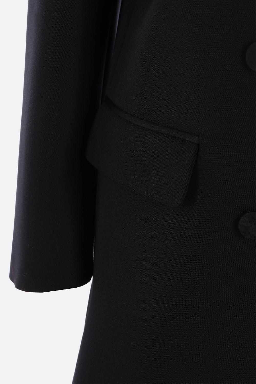 VALENTINO GARAVANI giacca doppiopetto oversize in grisaglia Spedizione Gratuita