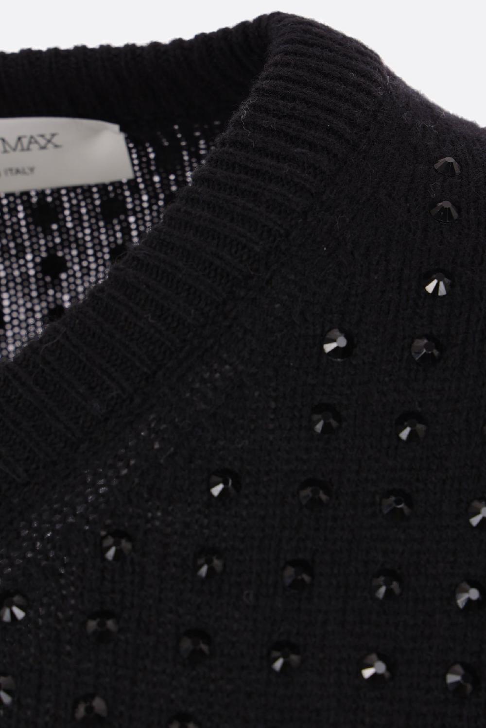 SPORTMAX pullover Uta in misto lana con strass Affare Del Giorno