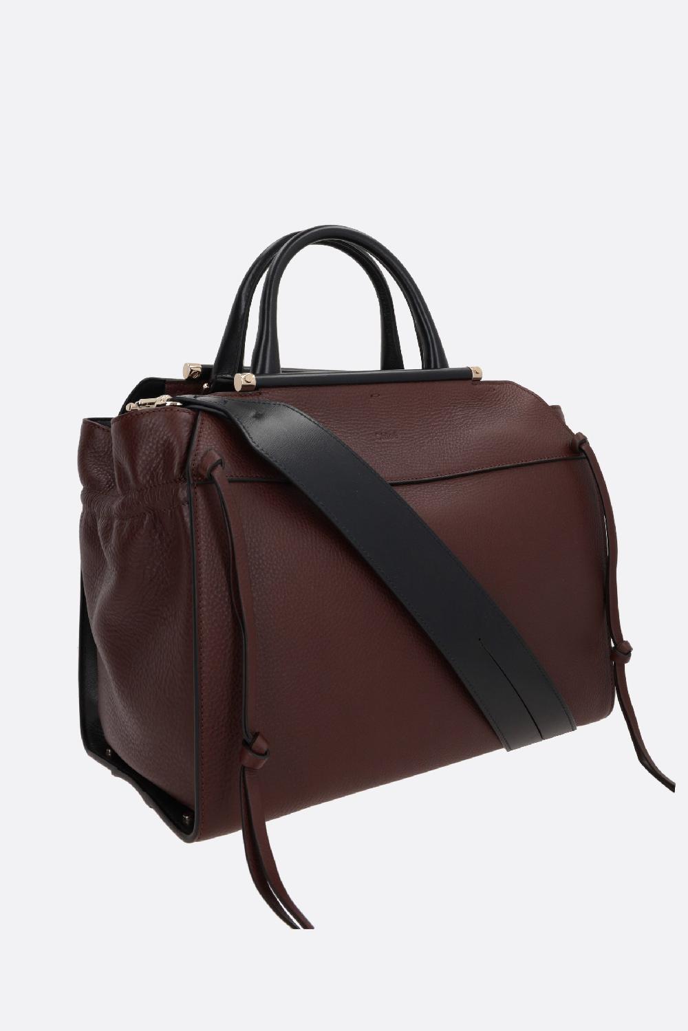 CHLOÉ borsa a mano Steph media in pelle martellata Novità