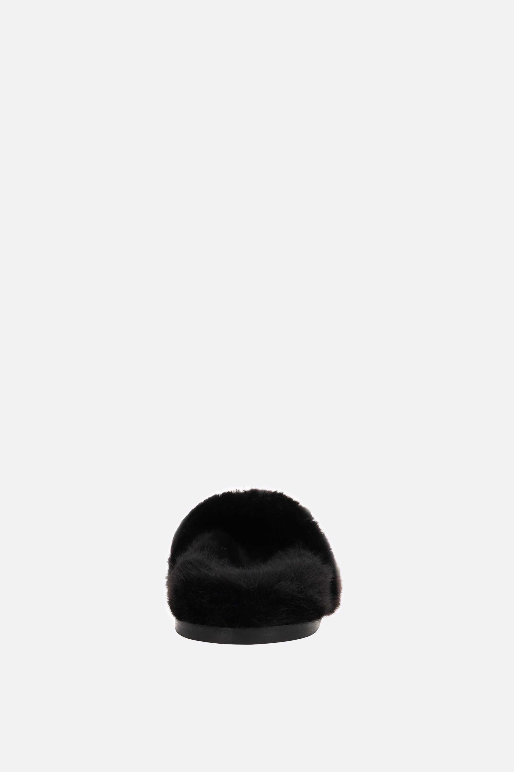 SIMONE ROCHA mule flat in eco pelliccia Economico