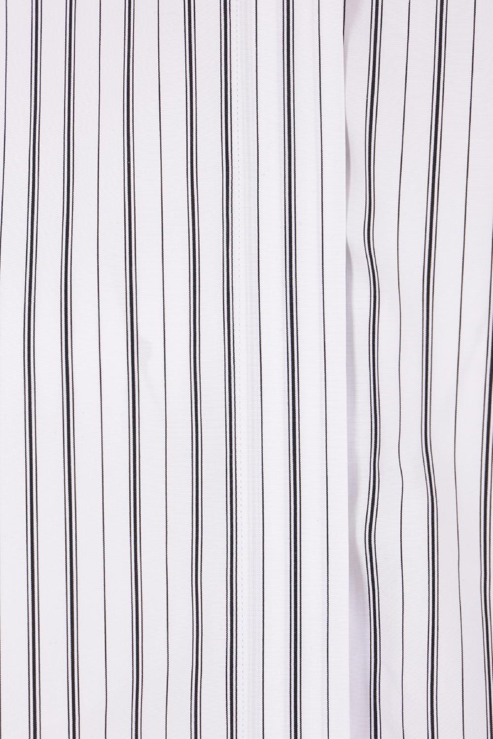 OFF WHITE camicia oversize in popeline a righe con zip Hotsell